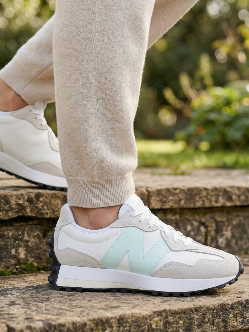 New Balance 327 2026⚡️Women Sneaker Shoes Moonbeam White Pepermint various sizes
